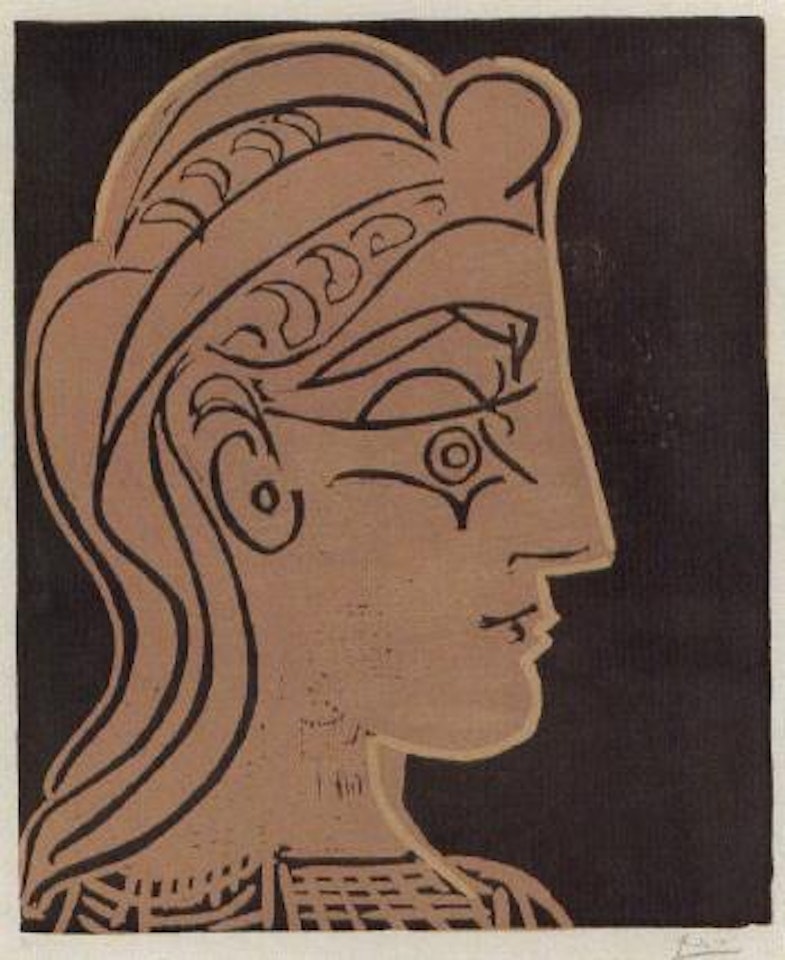 Tete de femme, de profil by Pablo Picasso