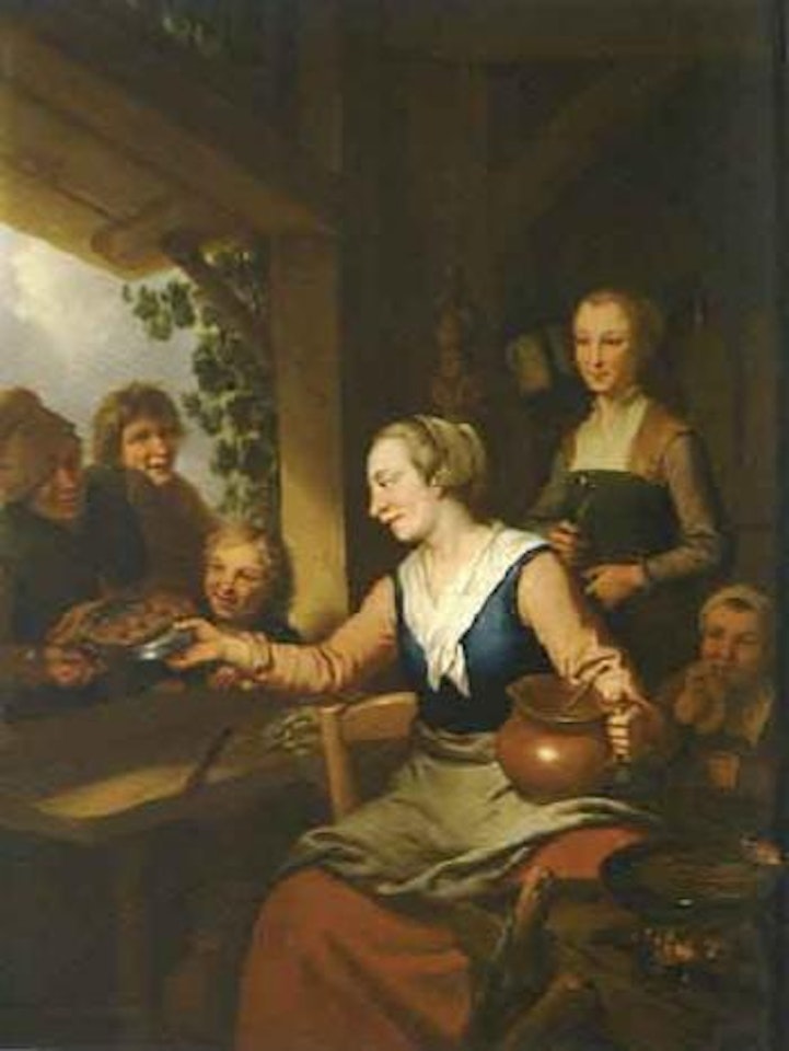 La marchande de gaufres dit aussi les offres reciproques by Christian Wilhelm Ernst Dietrich
