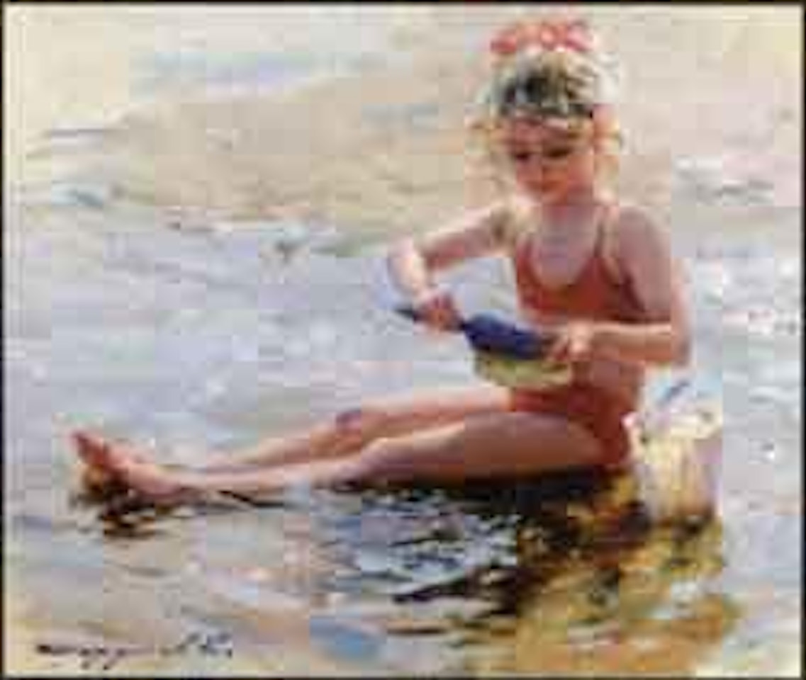 Making sandcastles by Constantin Razoumov