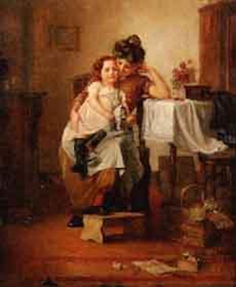 Sleepy child by Edmund Adler