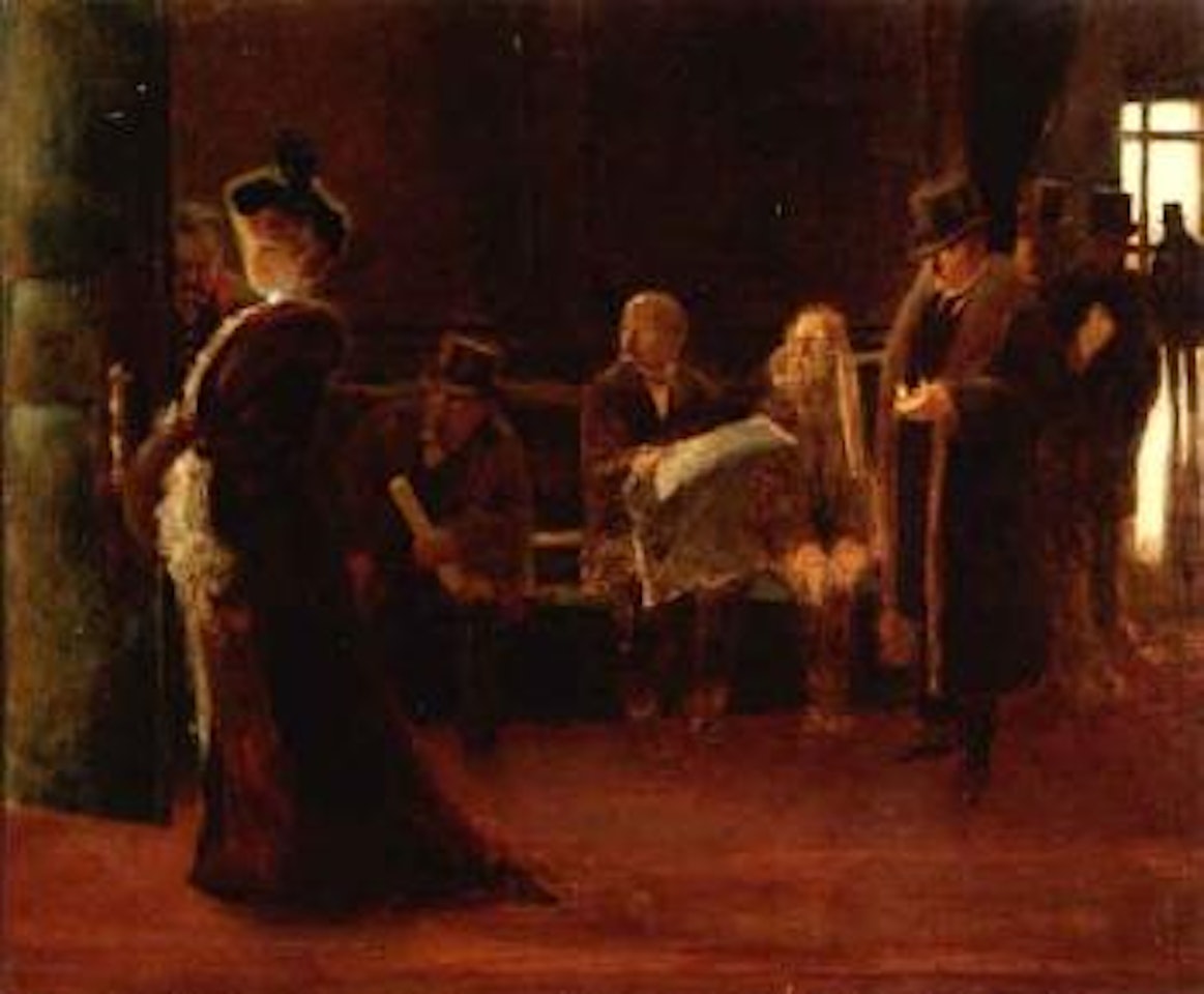 La sortie by Albert Guillaume
