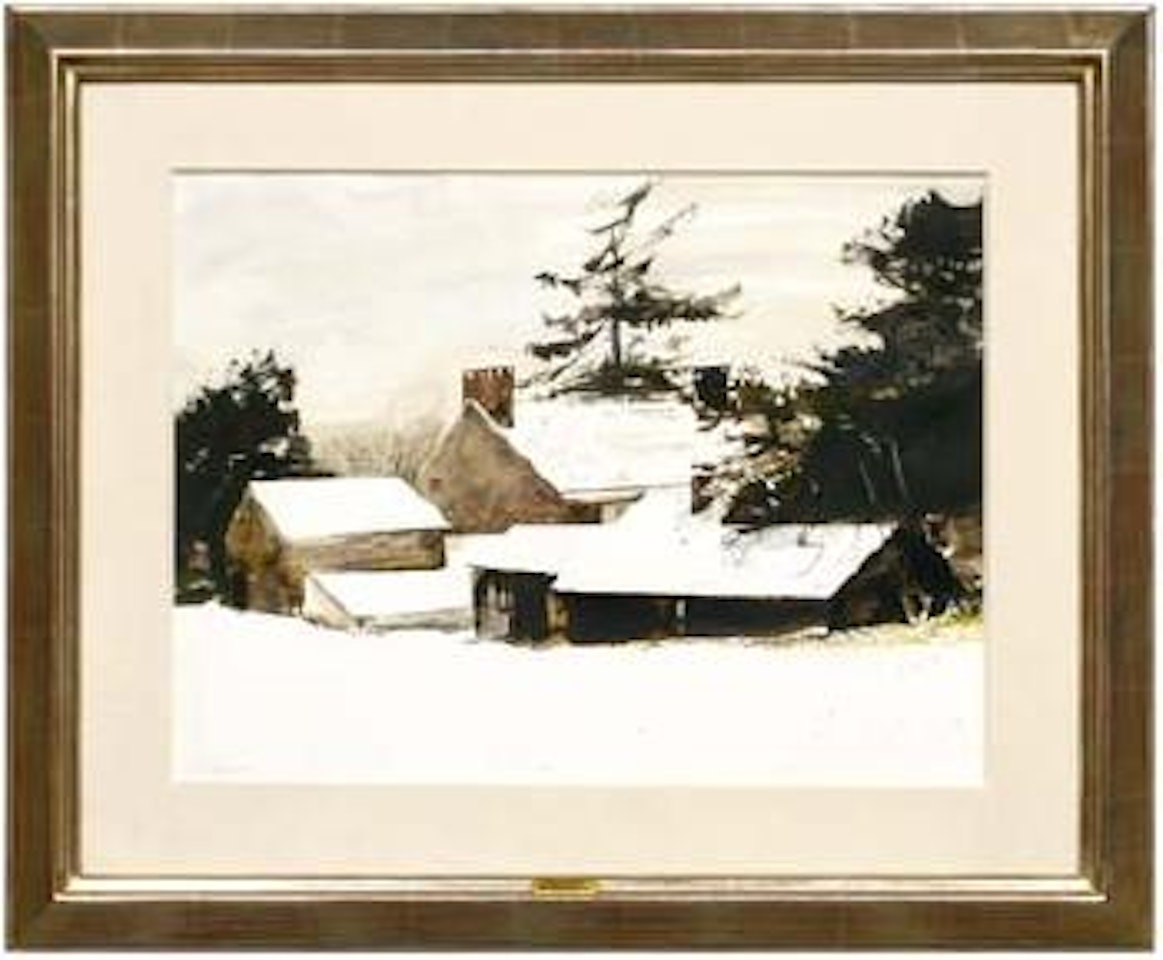 Gable End, Wylie Farm, Chadds Ford, pennsylvania by Andrew Wyeth