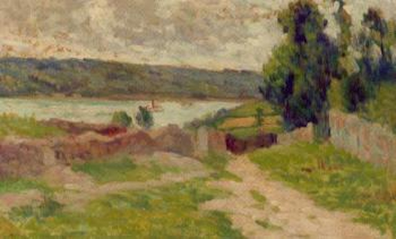 Paysage aux environs de Kermouster by Maximilien Luce
