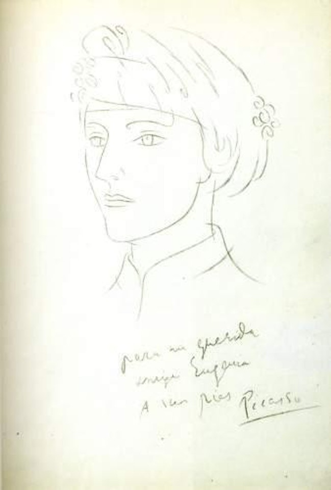 Portrait de femme, Eugena Errazuriz by Pablo Picasso