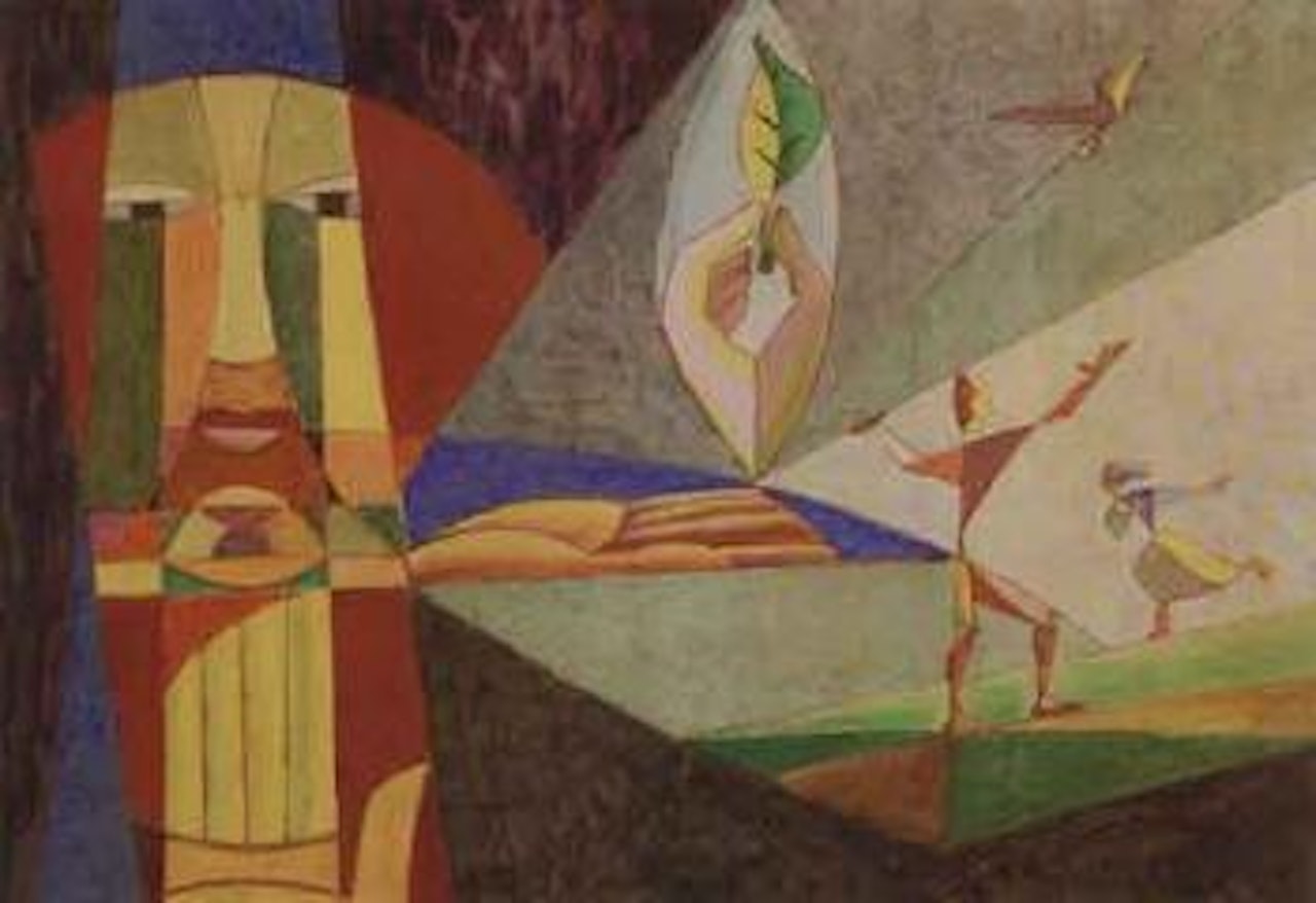 Surrealist composition by Leopold Survage
