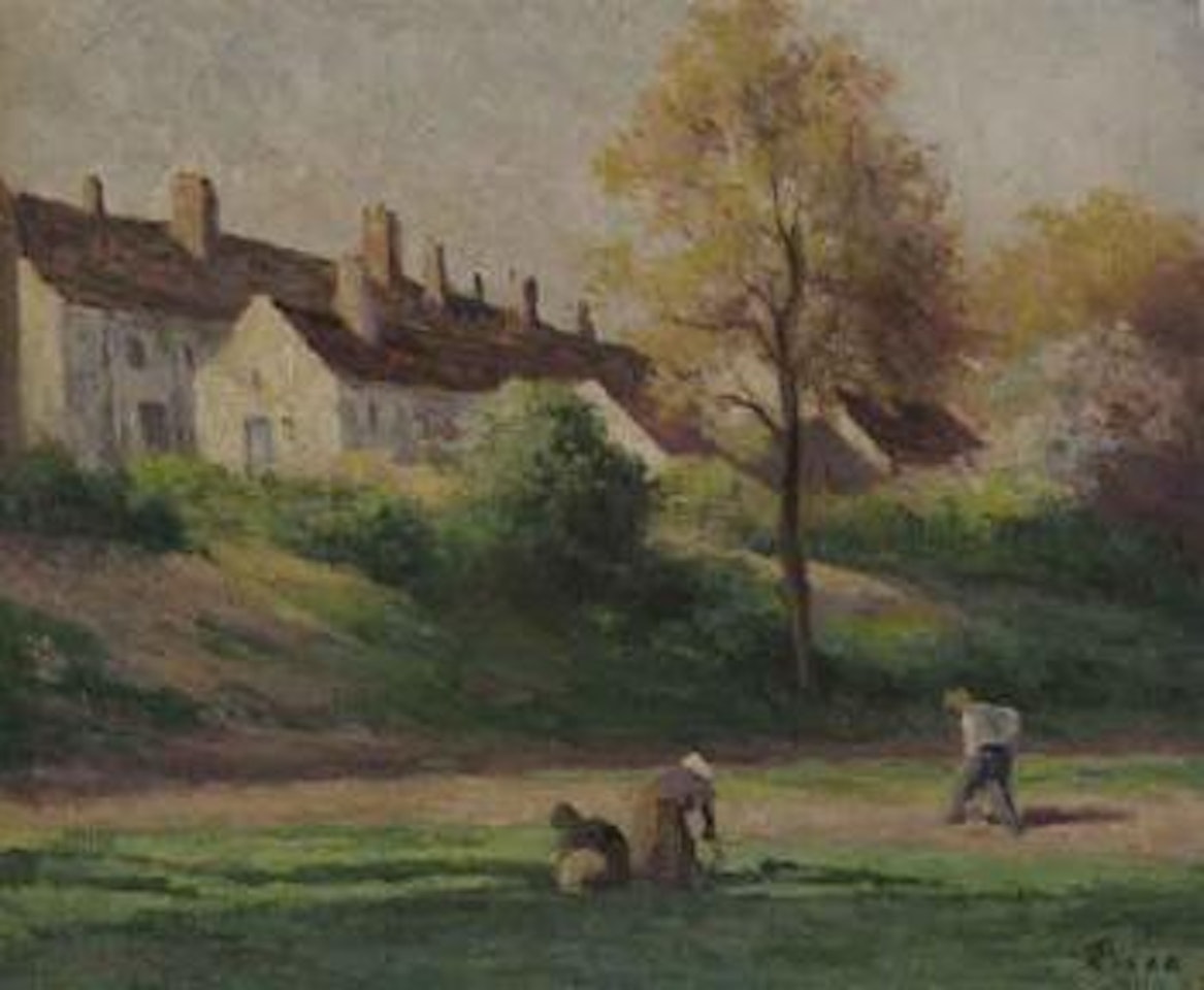 Village de Saint-Ay by Maximilien Luce