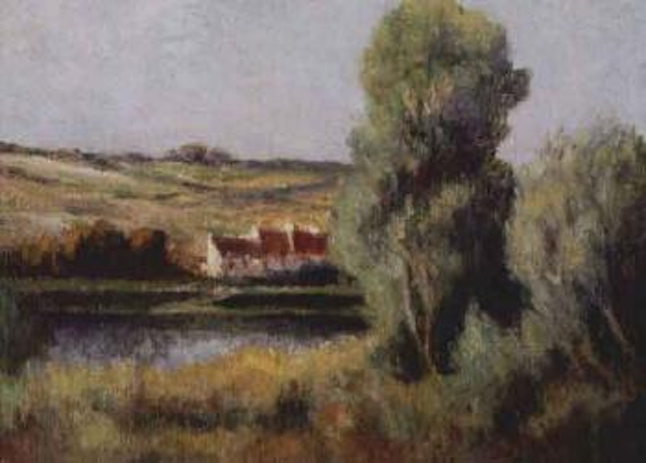 Maisons au bord de l'eau by Maximilien Luce