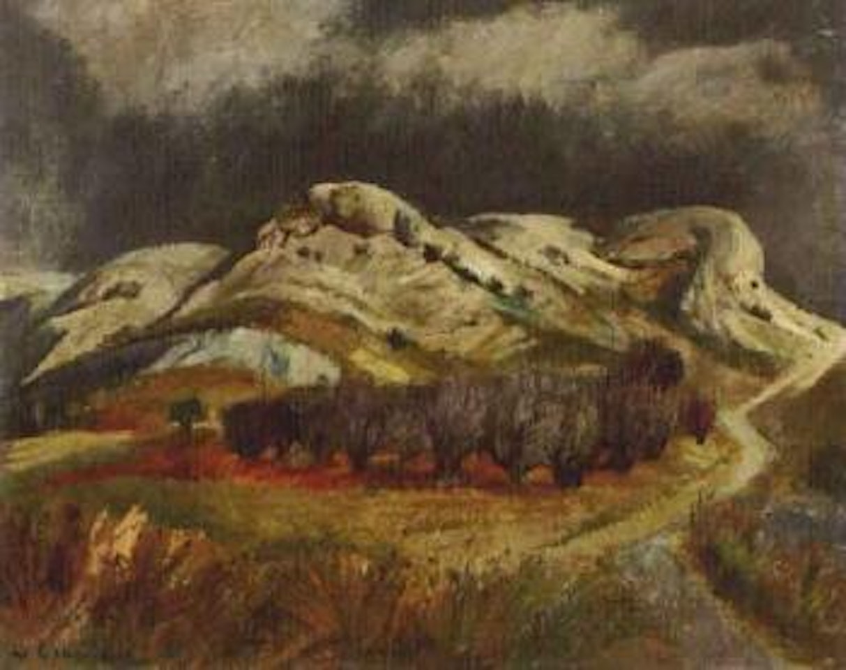 Collines en Paradou, Alpilles by Willy Eisenschitz