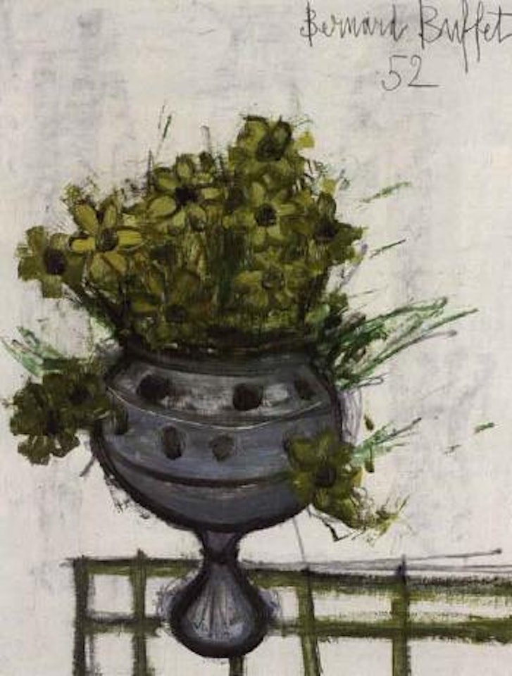 Fleurs dans un tulipier by Bernard Buffet