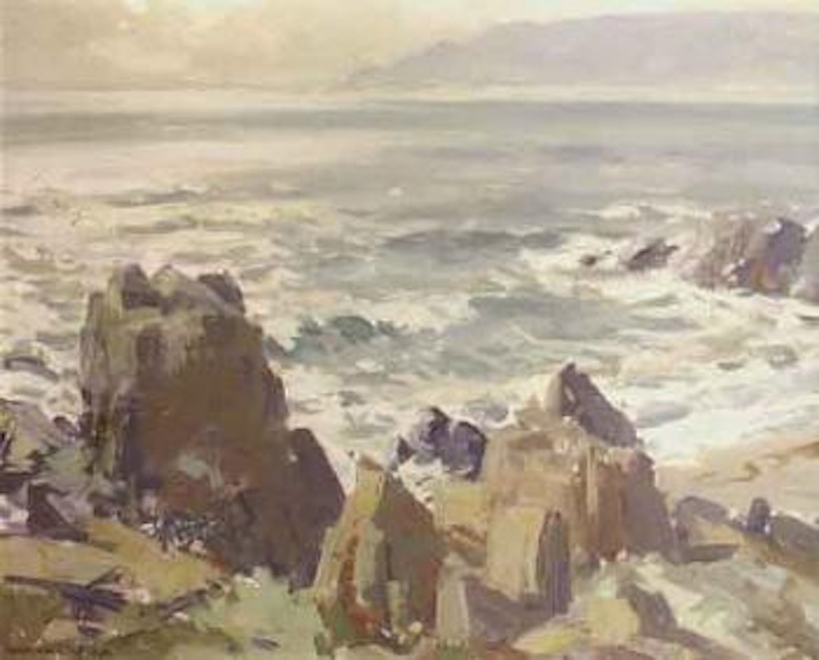 Sunlit seas, Anntrim coast by Maurice Canning Wilks