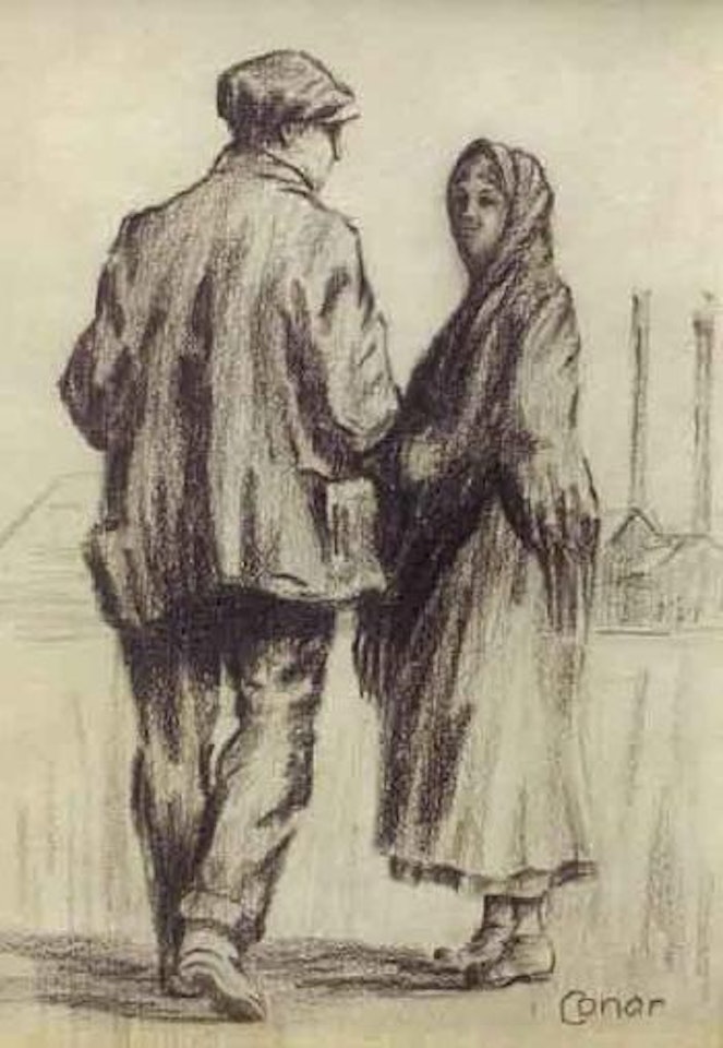 The shawlies by William Conor