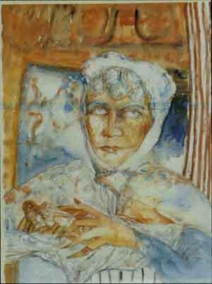 The fish supper by John Bellany