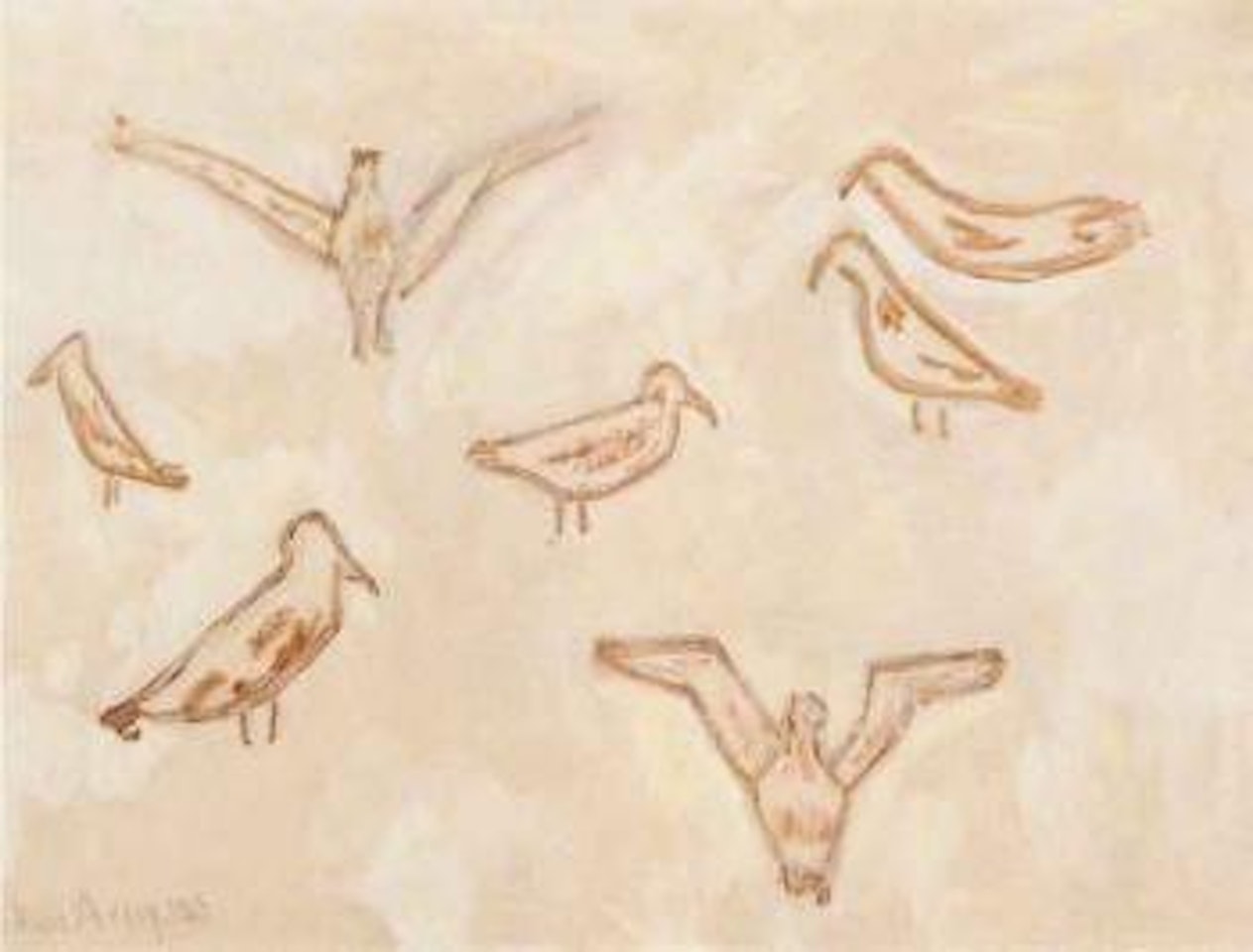 Birds and birds by Milton Avery