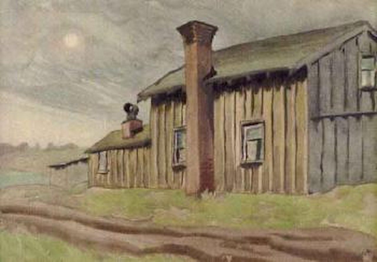 Bleak skies by Charles Burchfield