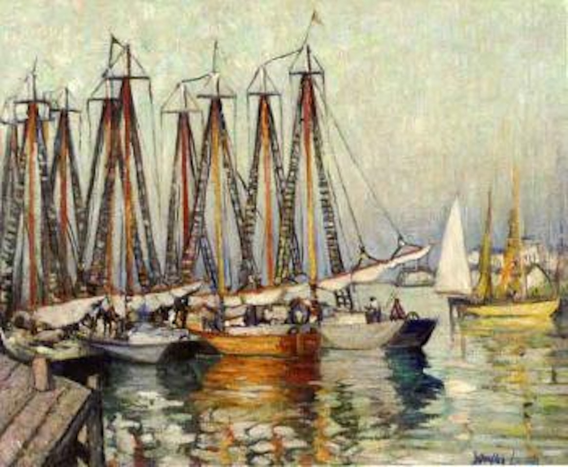 Fishing schooners, Gloucester by Hayley Lever