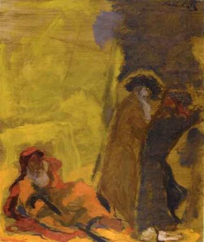 The Wailing Wall by Emmanuel Mané-Katz