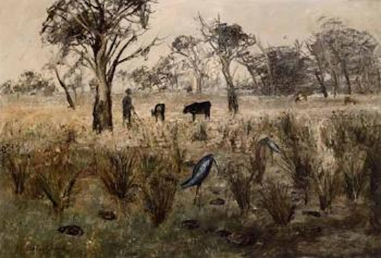Foggy landscape by Arthur Merric Bloomfield Boyd