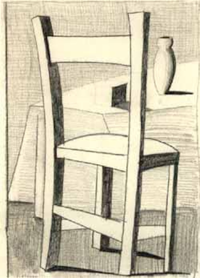 Alice's chair by Charles Blackman