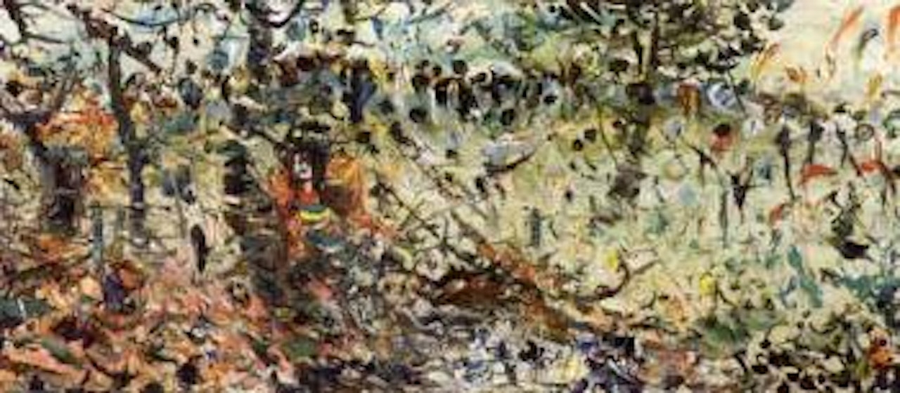 Rosella in the bush by John Perceval