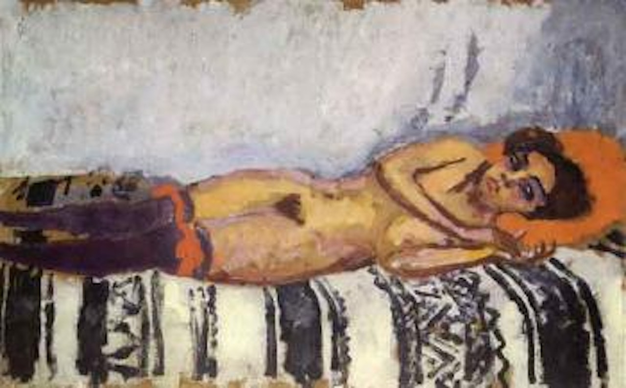 Aicha allongee by Kees van Dongen