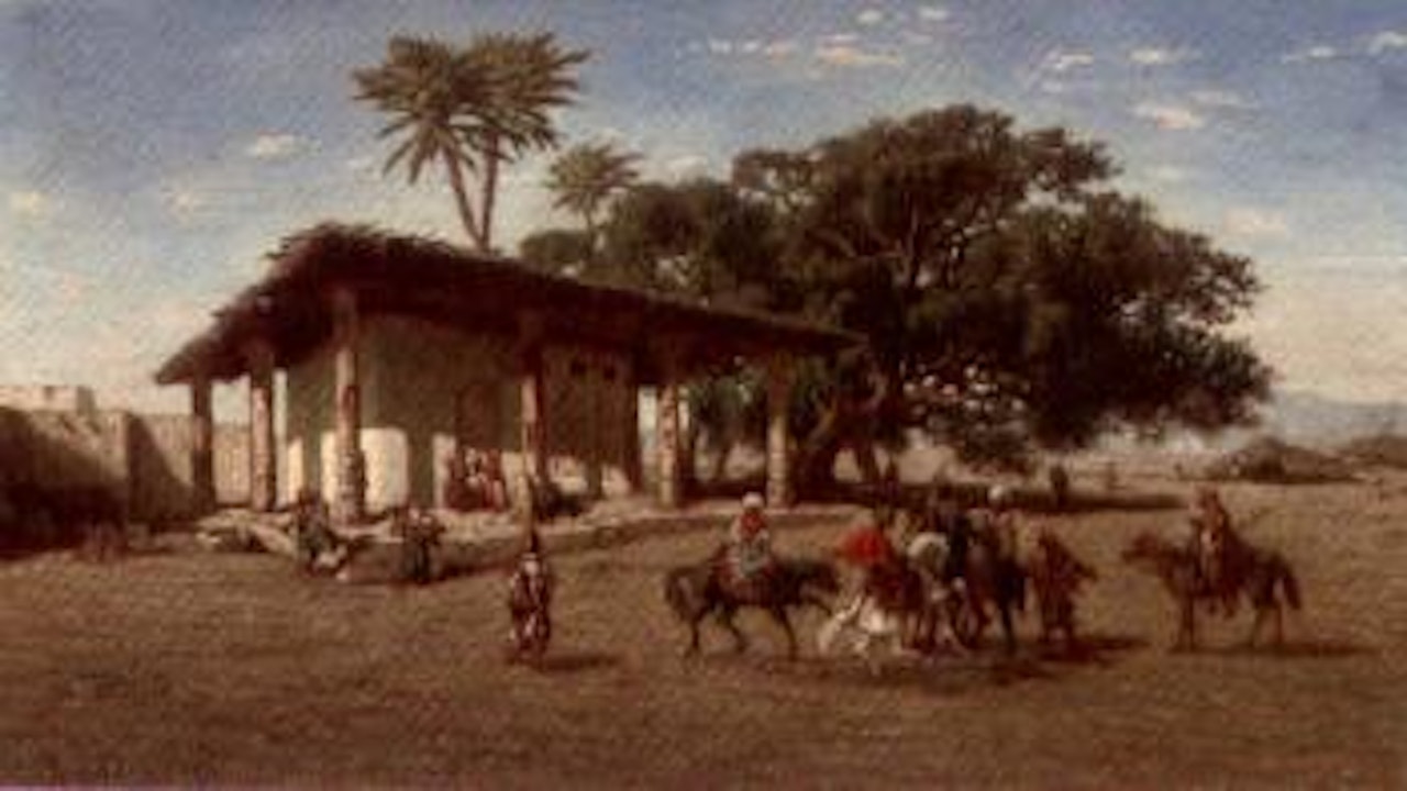 Arab riders by Narcisse Berchere