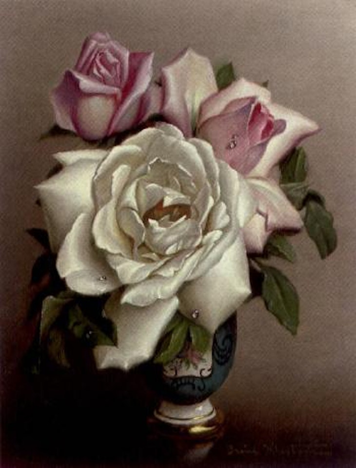 Roses in a vase by Irene Klestova