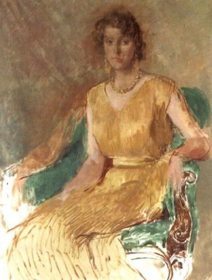 Portrait of a lady by Augustus Edwin John