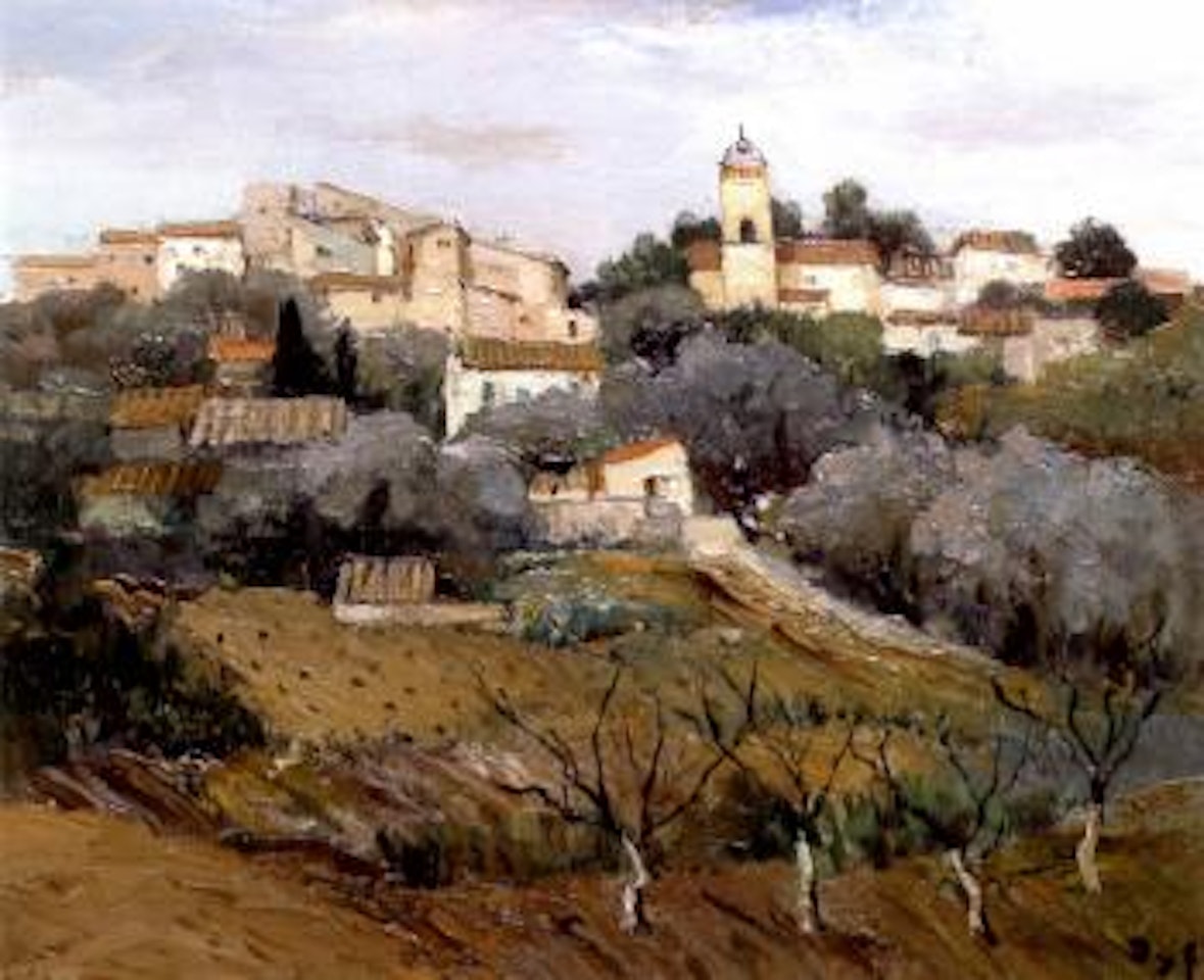 Village de Provence by Marcel Dyf