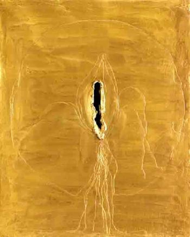 Concetto spaziale - Spatial concept by Lucio Fontana