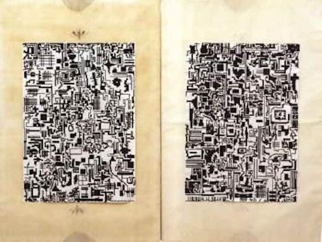 Pari e dispari - Odd and even by Alighiero Boetti
