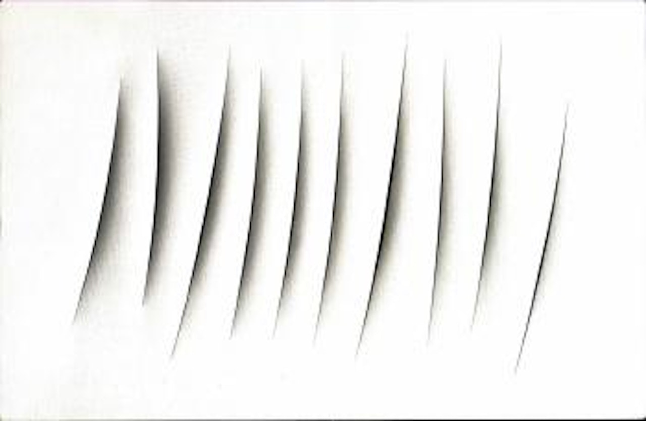 Concetto spaziale - Spatial concept by Lucio Fontana