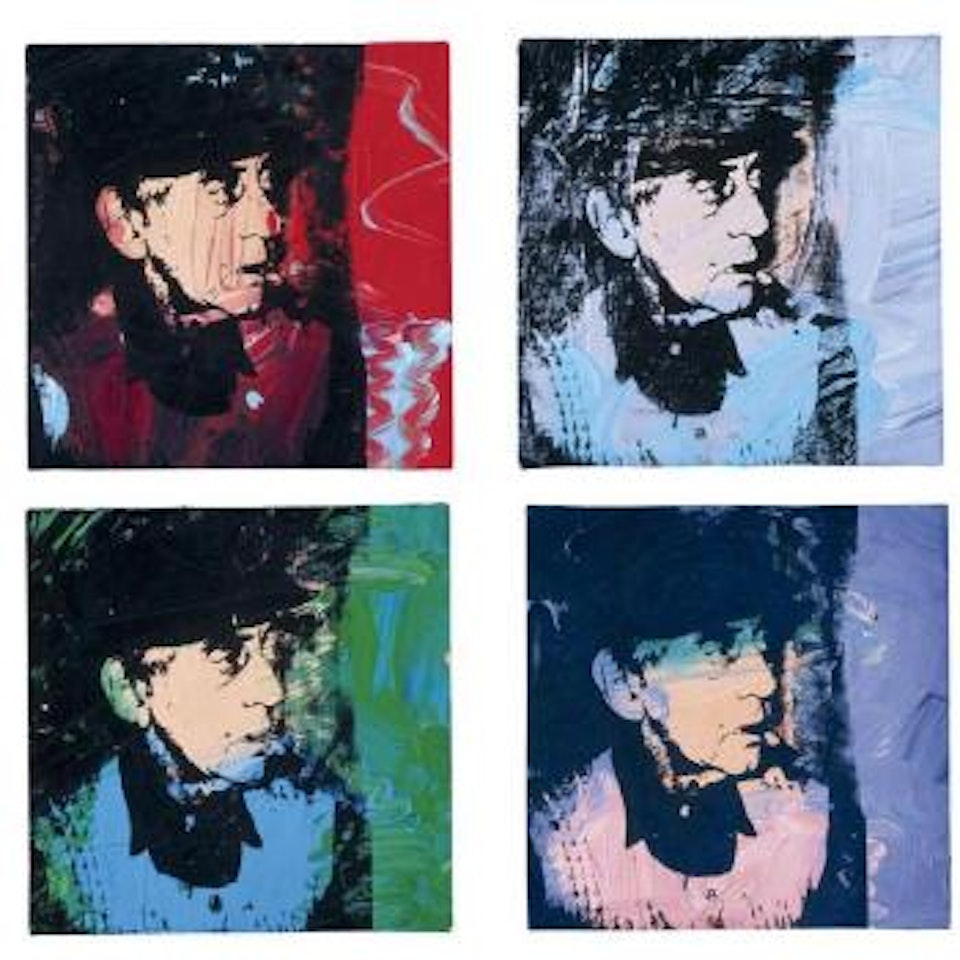 Portraits of Man-Ray by Andy Warhol