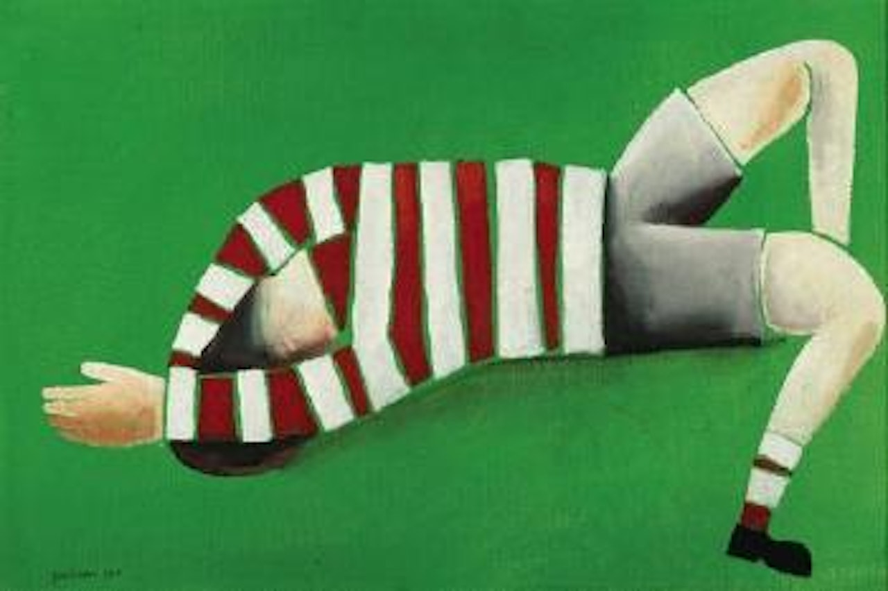 Footballer by Charles Blackman