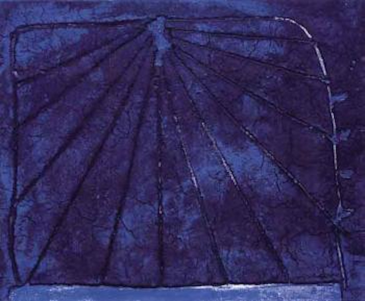 Blue square by Antoni Tapies