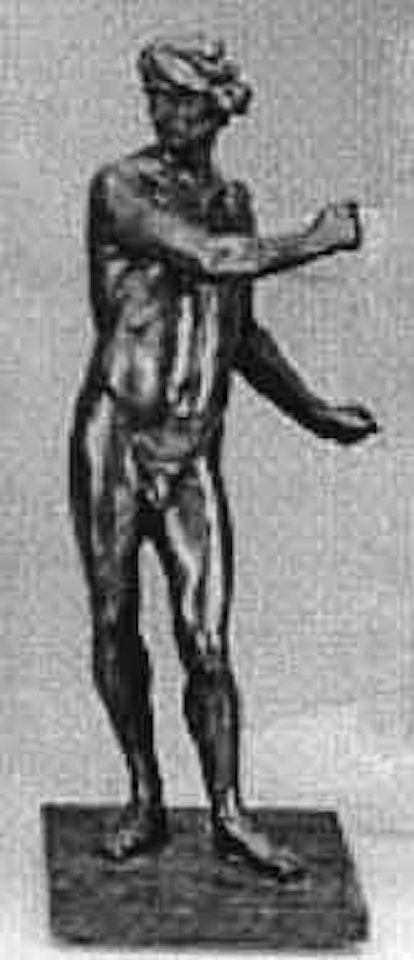 Male nude by European School