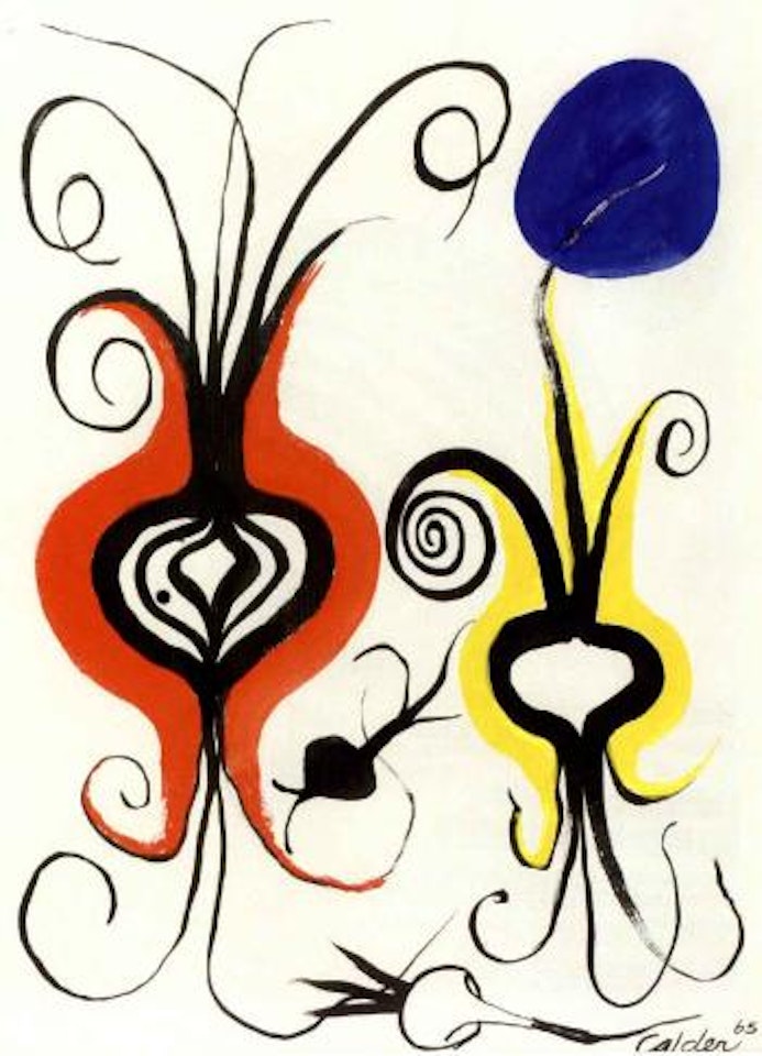 Quatre oignons by Alexander Calder