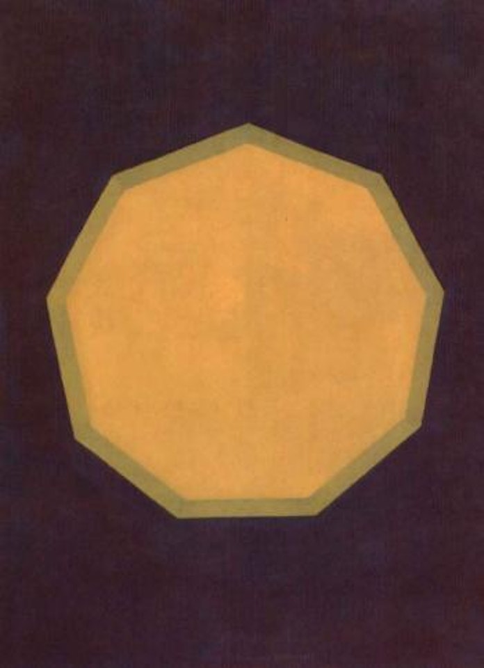 Nine-sided figure by Sol LeWitt