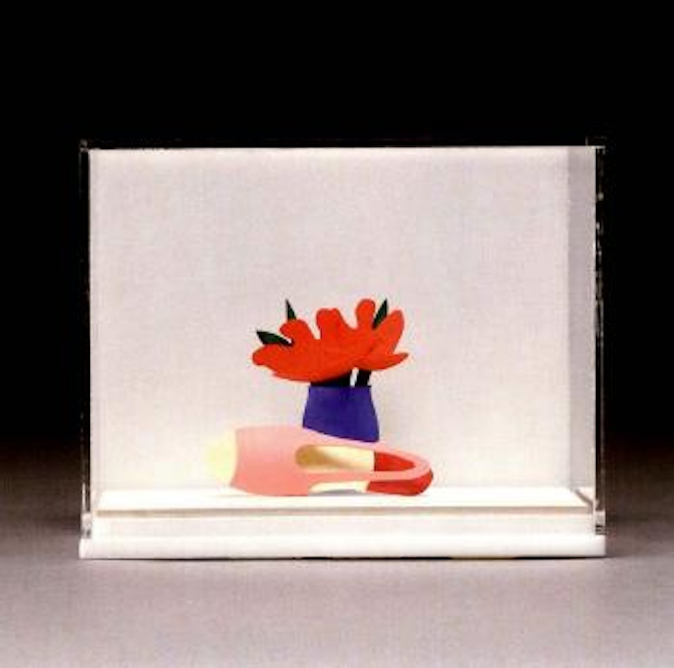 Tiny shoe and tulips XI by Tom Wesselmann