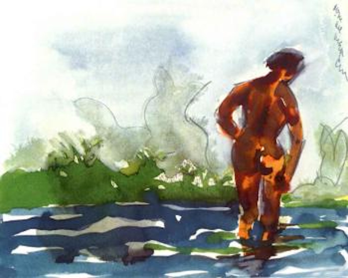 Bather by Romare Bearden