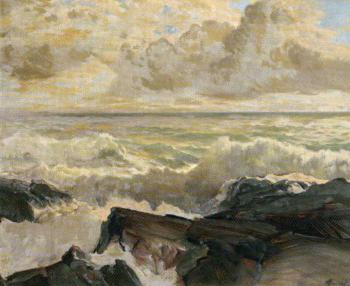 Crashing surf by Frederick Judd Waugh