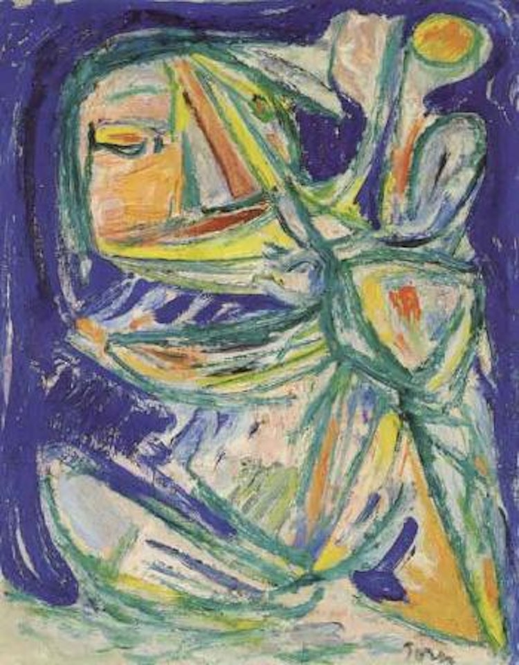 Figure composition by Asger Jorn