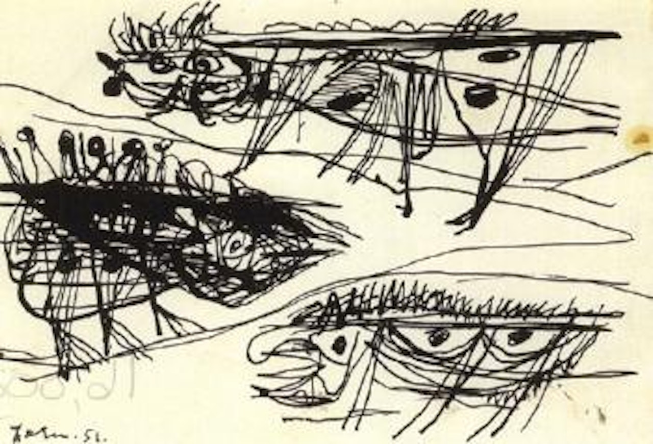 Fantasy animal by Asger Jorn