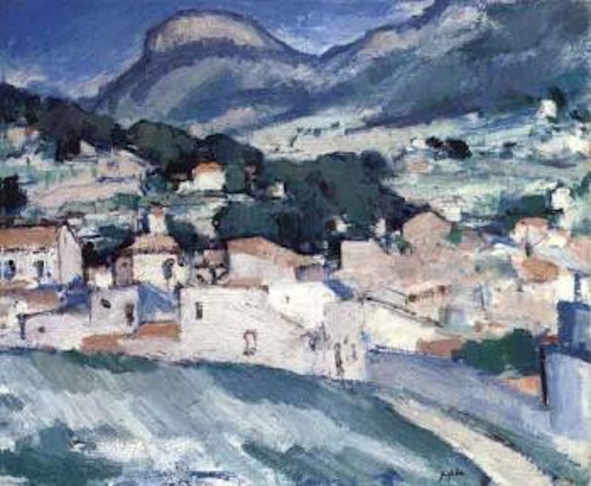 Bird's-eye view, Cassis by Samuel John Peploe