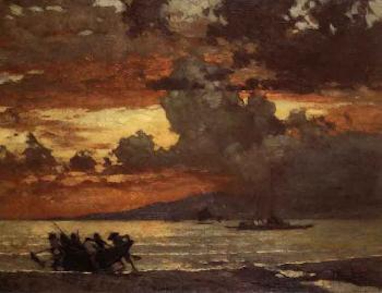 Seascape by Fernando Amorsolo