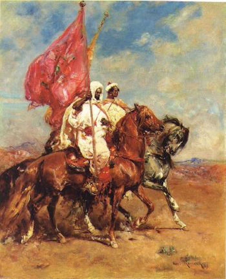 Two chieftains by Henri Émilien Rousseau