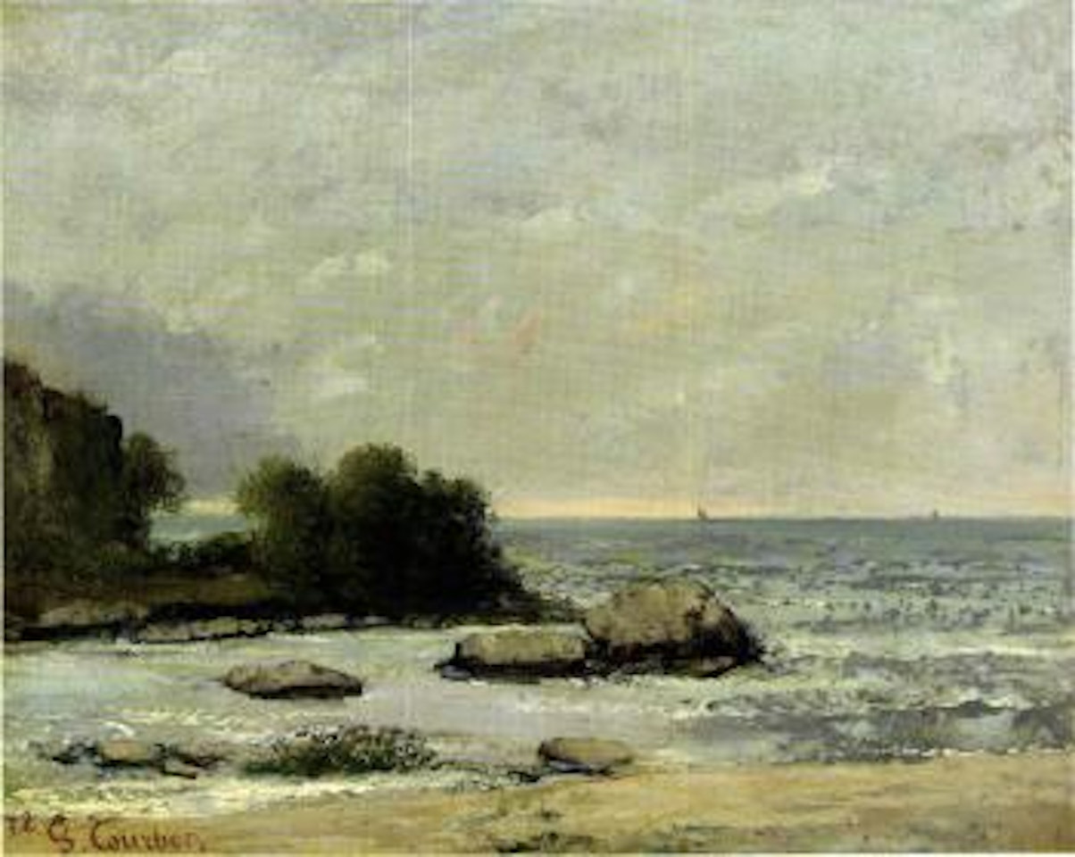 Marine de Saint-Aubin by Gustave Courbet