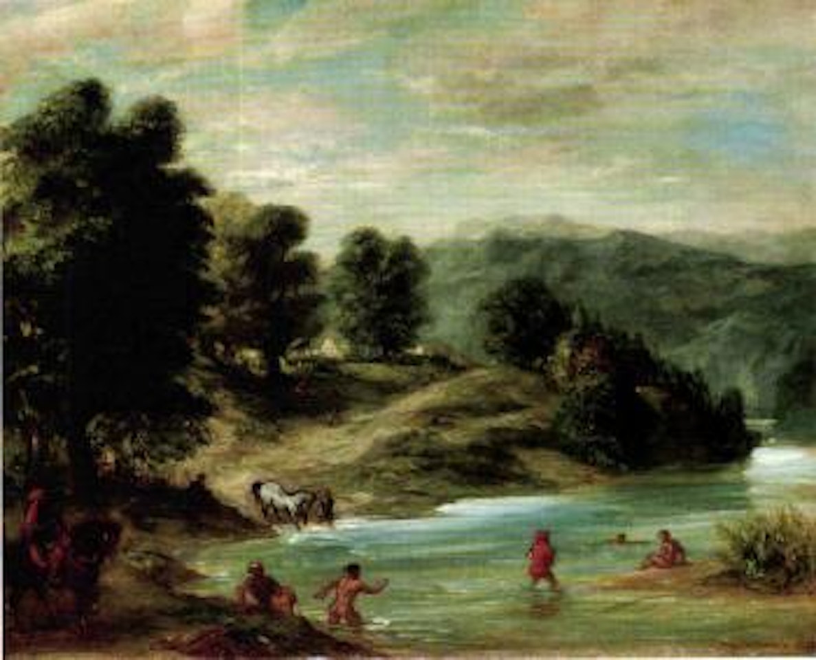 The banks of the river Sebou by Eugene Delacroix