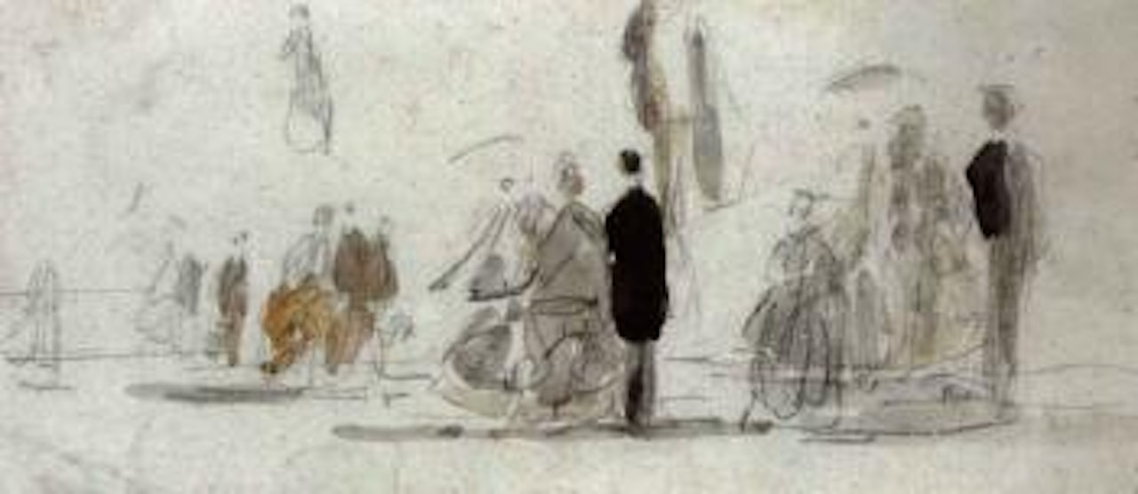 Crinoline by Eugène Boudin