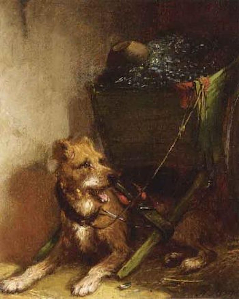 Dog cart by Henriette Ronner-Knip