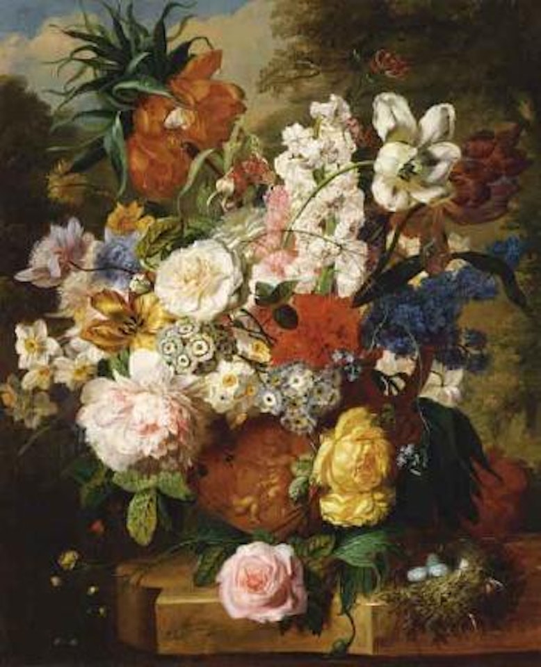 Still life of flowers by Dutch School